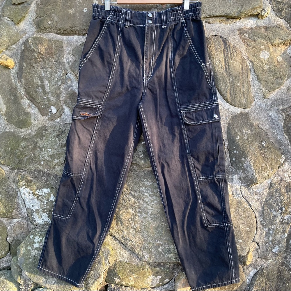 UO BDG Relaxed Skate Jean Black Cargo Utility Pant Women’s Sz 29